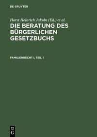 Cover image for Familienrecht I: 1297-1563