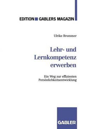 Cover image for Lehr- und Lernkompetenz Erwerben