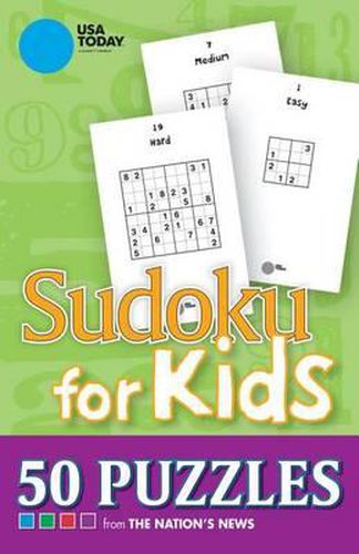 Cover image for USA Today Sudoku for Kids: 50 Puzzles