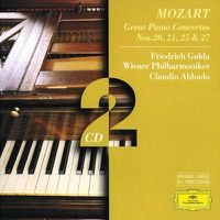 Cover image for Mozart Piano Concertos 20 21 25 27