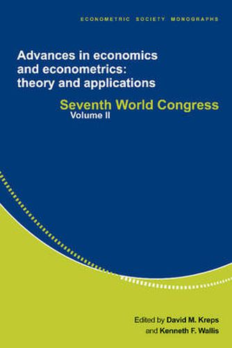 Cover image for Advances in Economics and Econometrics: Theory and Applications: Seventh World Congress