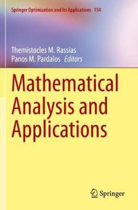 Cover image for Mathematical Analysis and Applications