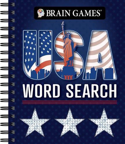 Cover image for Brain Games - USA Word Search (#3)