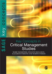 Cover image for Key Concepts in Critical Management Studies