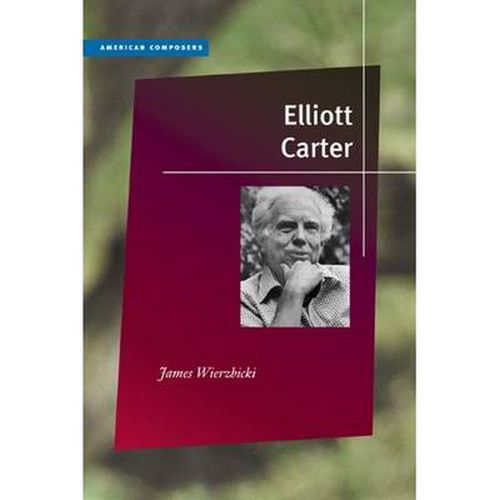 Cover image for Elliott Carter