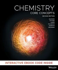 Cover image for Chemistry: Core Concepts, 2nd Edition