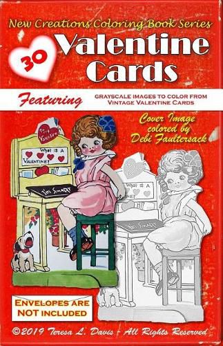 Cover image for New Creations Coloring Book Series: Valentine Cards