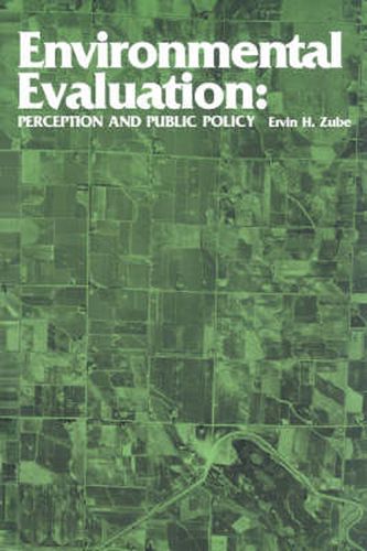 Cover image for Environmental Evaluation: Perception and Public Policy