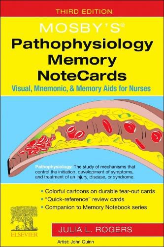 Cover image for Mosby's (R) Pathophysiology Memory NoteCards: Visual, Mnemonic, and Memory Aids for Nurses