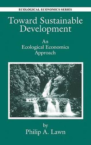 Cover image for Toward Sustainable Development: An Ecological Economics Approach