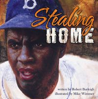 Cover image for Stealing Home: The Jackie Robinson Story