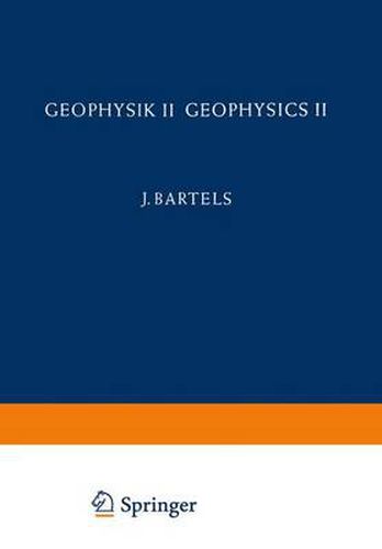 Cover image for Geophysik II / Geophysics II