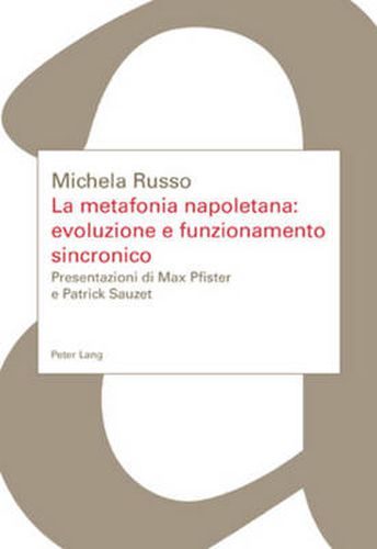 Cover image for La Metafonia Napoletana: Evoluzione E Funzionamento Sincronico: Presentazioni Di Max Pfister E Patrick Sauzet