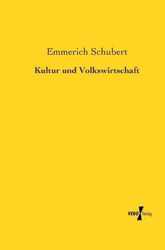 Cover image for Kultur und Volkswirtschaft
