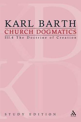 Cover image for Church Dogmatics Study Edition 20: The Doctrine of Creation III.4 A 55-56