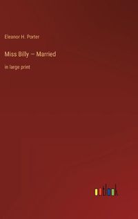 Cover image for Miss Billy - Married