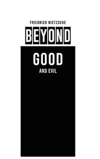 Cover image for Beyond Good and Evil