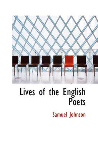 Cover image for Lives of the English Poets