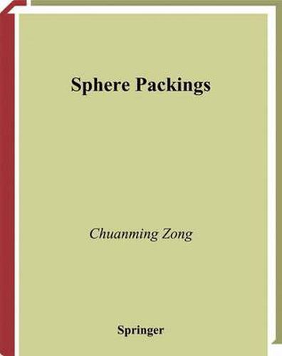 Cover image for Sphere Packings