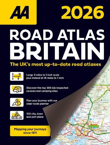 Cover image for AA Road Atlas Britain 2026 2026