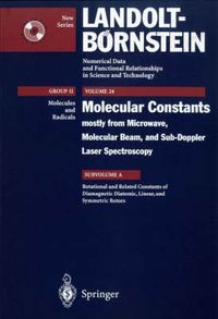 Cover image for Rotational, l-type, Centrifugal Distortion and Related Constants of Diamagnetic Diatomic, Linear, and Symmetric Top Molecules