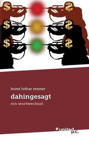 Cover image for dahingesagt: ein wortwechsel