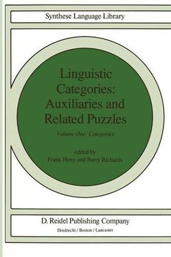 Cover image for Linguistic Categories: Auxiliaries and Related Puzzles: Volume One: Categories