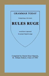 Cover image for Grammar Today - Rules Ruge