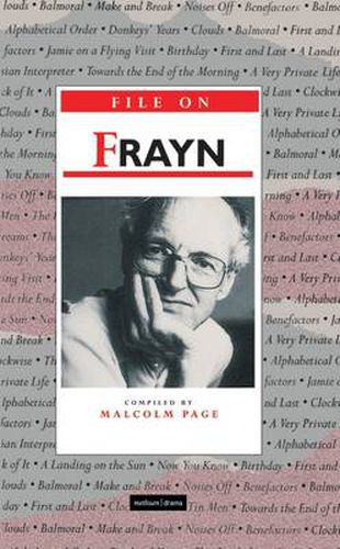 Cover image for File On Frayn