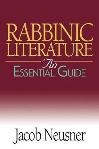 Cover image for Rabbinic Literature: An Essential Guide