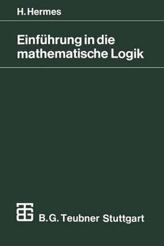 Cover image for Einfuhrung in Die Mathematische Logik: Klassische Pradikatenlogik