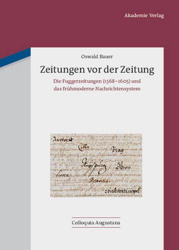 Cover image for Zeitungen vor der Zeitung