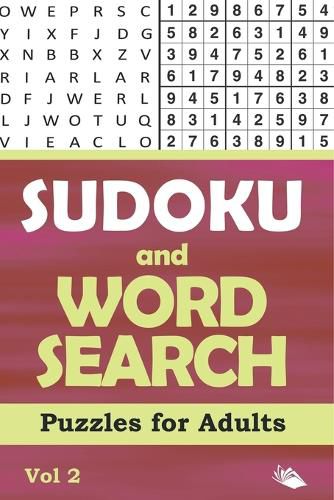 Cover image for Sudoku and Word Search Puzzles for Adults Vol 2
