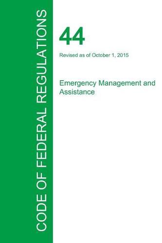 Cover image for Code of Federal Regulations Title 44, Volume 1, October 1, 2015