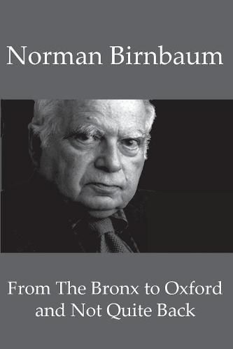 Cover image for From the Bronx to Oxford and Not Quite Back