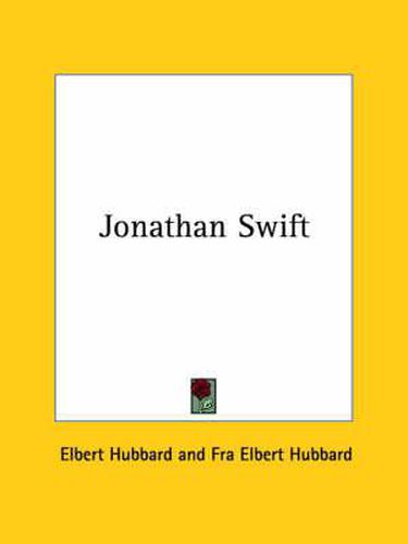 Cover image for Jonathan Swift