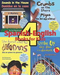 Cover image for 4 Spanish-English Books for Kids