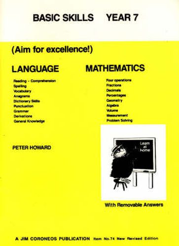 Basic Skills - Year 7 - Language/Mathematics (Old Gold/Black/White)