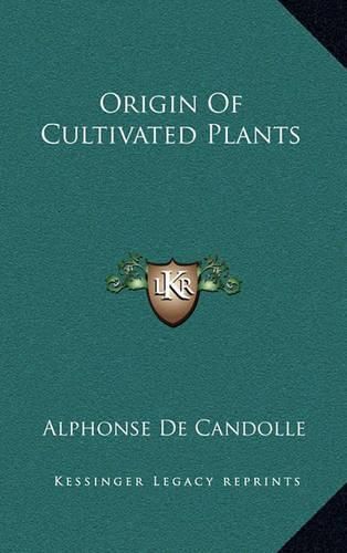 Origin of Cultivated Plants