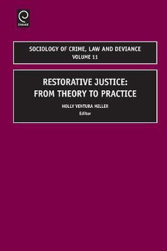 Cover image for Restorative Justice: From Theory to Practice