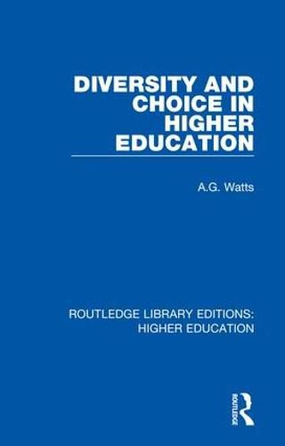 Cover image for Diversity and Choice in Higher Education