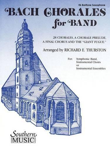 Cover image for Bach Chorales for Band: E-Flat Baritone Saxophone