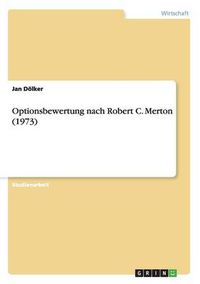 Cover image for Optionsbewertung nach Robert C. Merton (1973)