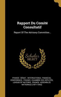 Cover image for Rapport Du Comite Consultatif