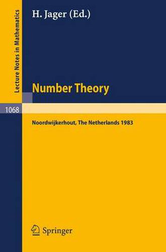 Cover image for Number Theory, Noordwijkerhout 1983: Proceedings of the Journees Arithmetiques held at Noordwijkerhout, the Netherlands, July 11-15, 1983