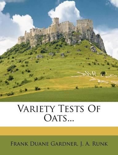 Cover image for Variety Tests of Oats...