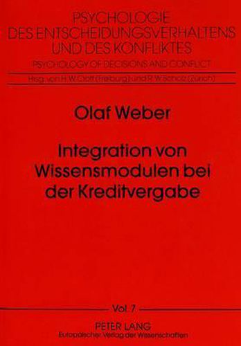 Cover image for Integration Von Wissensmodulen Bei Der Kreditvergabe
