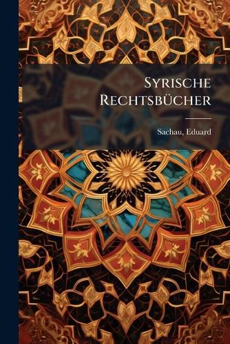 Cover image for Syrische Rechtsb Cher