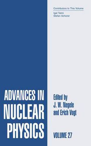 Cover image for Advances in Nuclear Physics: Volume 27