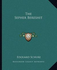 Cover image for The Sepher Bereshit